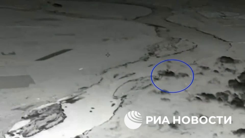 ВС России с помощью беспилотников "Герань-2" уничтожили пункт временной дислокации иностранных наёмников ВСУ в районе базы отдыха "Меридиан" в Запорожской области, кадры ударов показало Минобороны