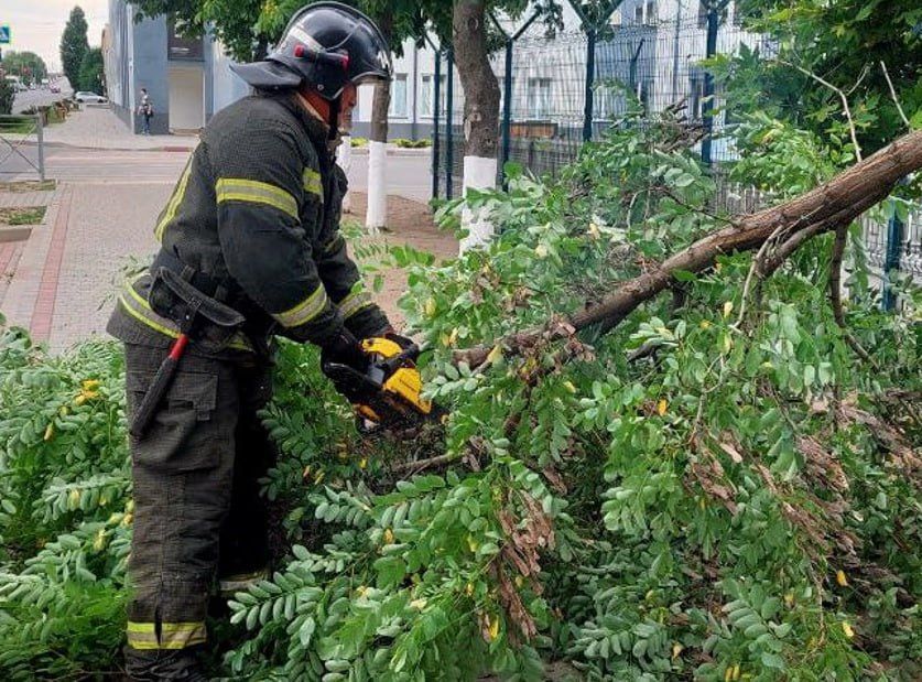 В Мелитополе ликвидировали последствия непогоды