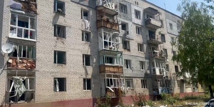 ВСУ прицельно ударили по жилому кварталу города Васильевки в Запорожской области