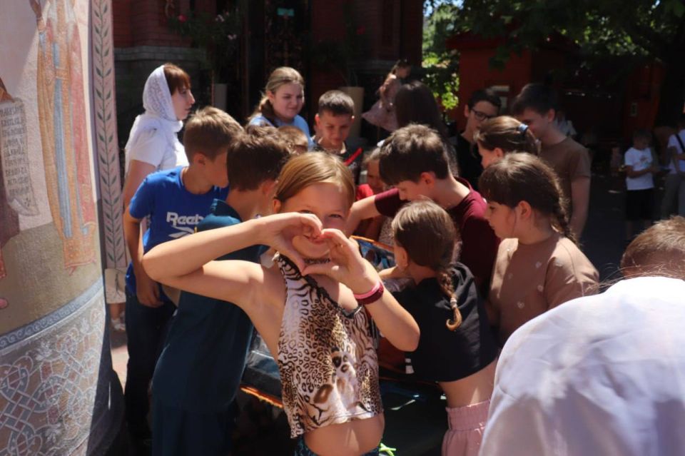 Детский праздник ко Дню Петра и Февронии прошел в Мелитополе