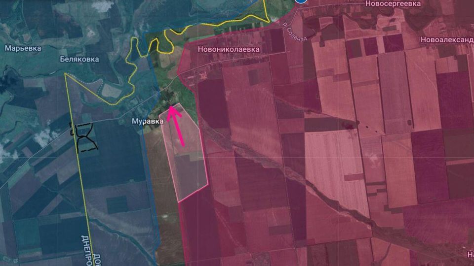 ВС РФ взяли Муравку: российские военные закрепляются на границе ДНР и Днепропетровской области