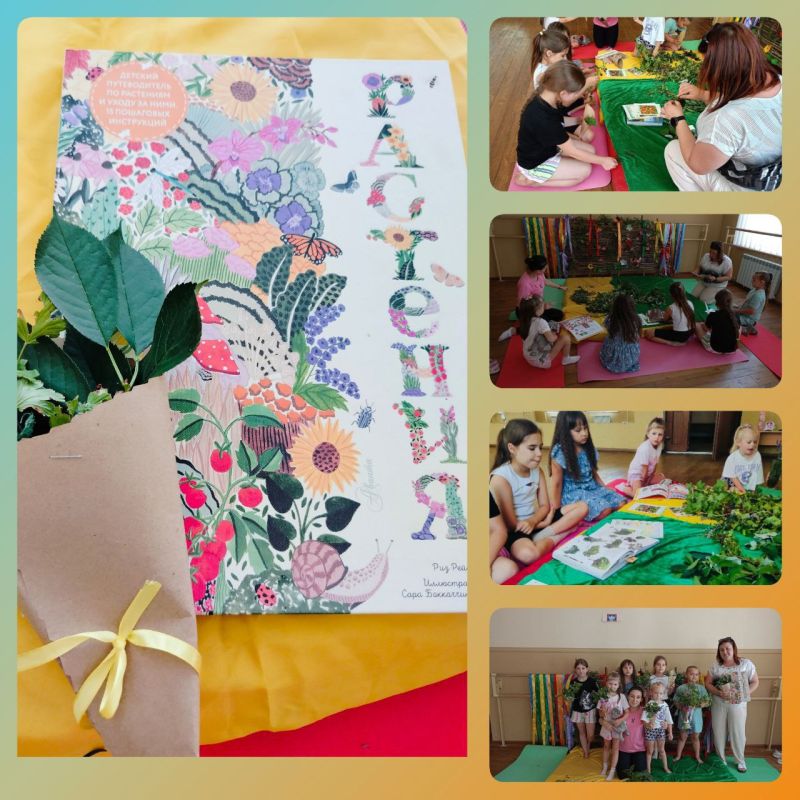 В библиотеке села Азовское рассказали детям о лекарственных растениях