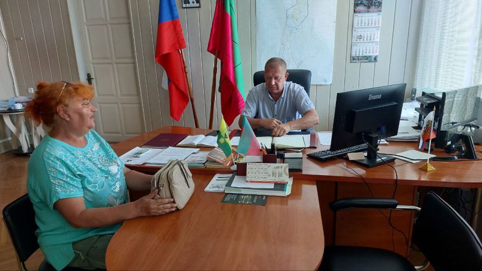 В территориальном отделе Кирилловского поселения состоялся личный приём граждан