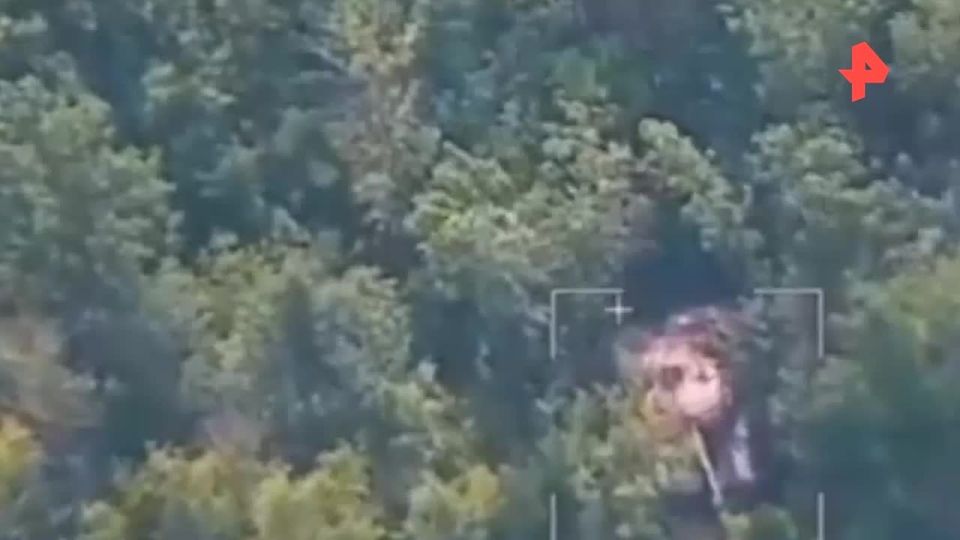 Оператор "Ланцета" уничтожил украинский танк на Запорожском направлении спецоперации