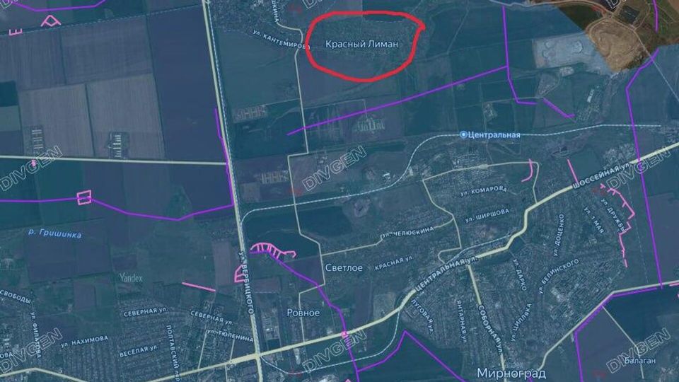 Российские военные продвинулись к северу от Покровска