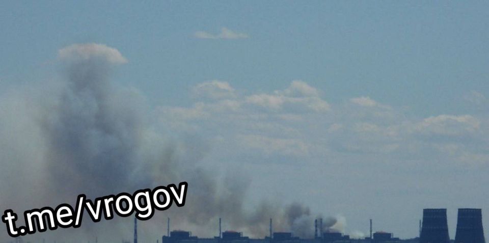 Владимир Рогов: Запорожская АЭС под огнём боевиков ЗеРейха