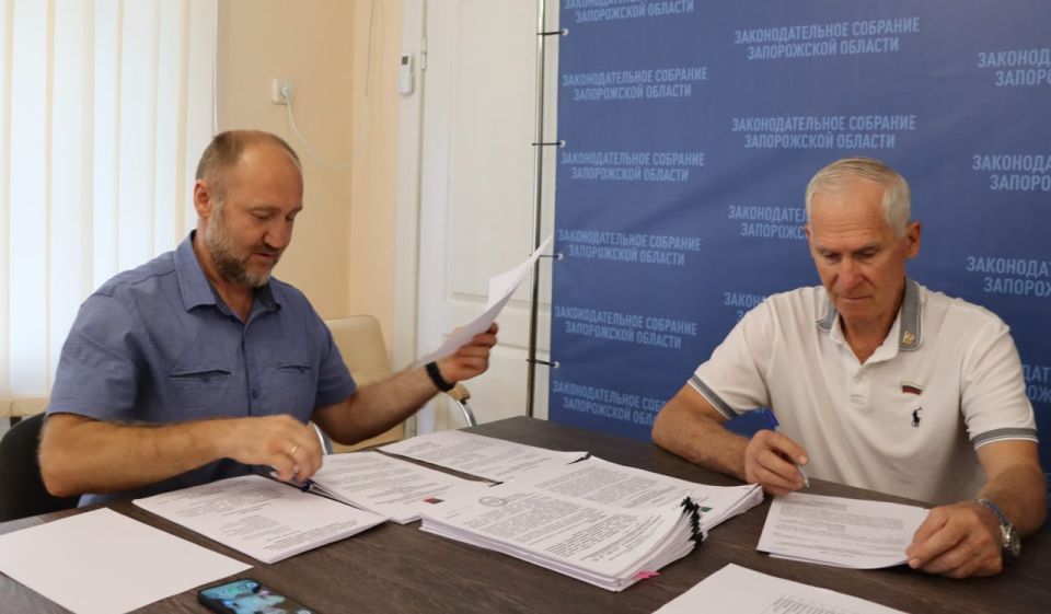 На площадке Законодательного Собрания Запорожской области состоялось заседание Комитета по обороне, взаимодействию с правоохранительными органами и чрезвычайным ситуациям