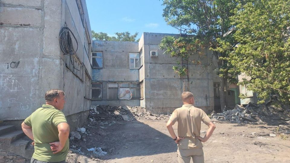 Капремонт в Центре внешкольного образования в Мелитополе продолжается