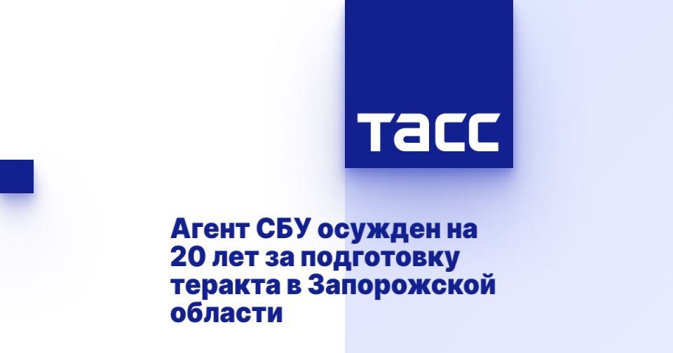 Агент СБУ осужден на 20 лет за подготовку теракта в Запорожской области