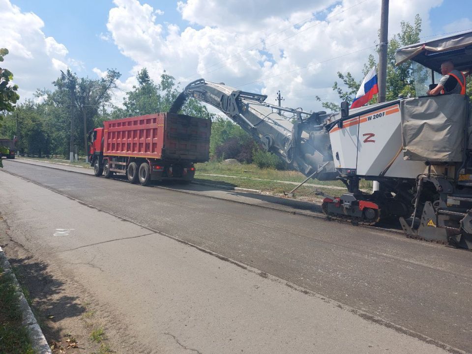 В Розовке приступили к дорожным работам