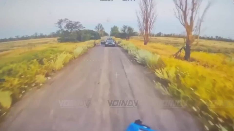 Разведчики группировки войск "Восток" нашли и уничтожили автотранспорт ВСУ в районе Затишья (восточнее Гуляйполе)