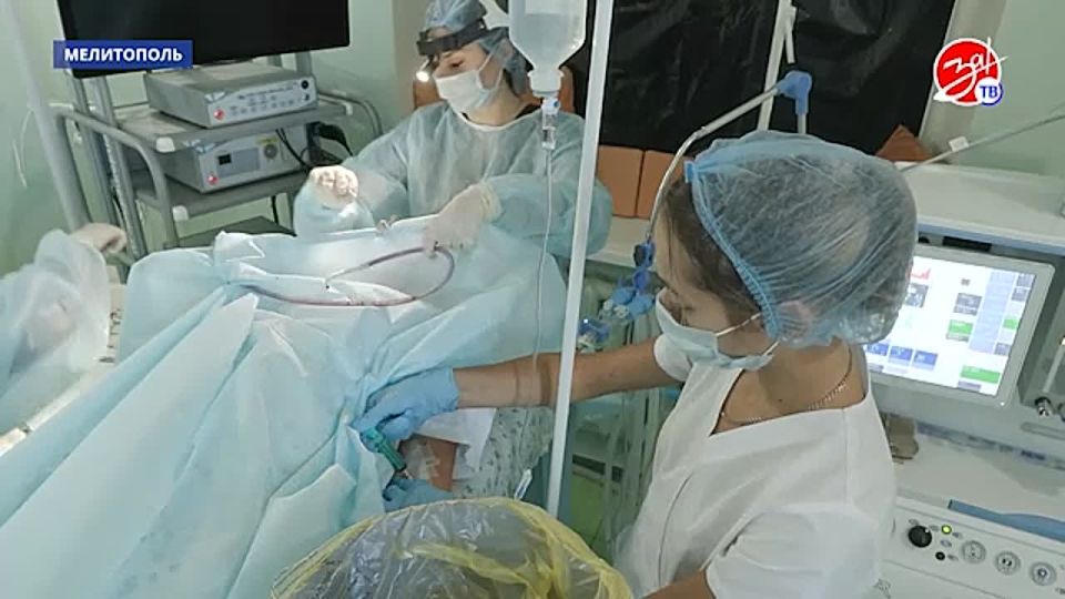 В областной больнице Мелитополя с начала года выполнили более 150 эндоскопических ЛОР-операций