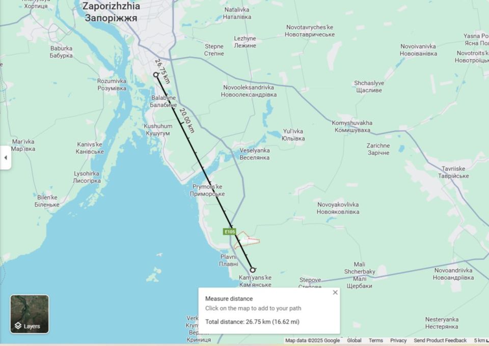 Юрий Баранчик: Тем временем, южная окраина Запорожья может скоро войти в регулярные сводки боевых действий