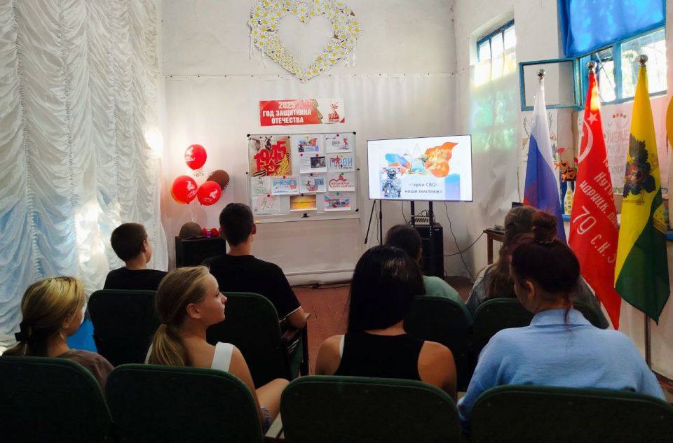23 июля в рамках празднования года Защитника Отечества и 80-й годовщины Победы в Великой Отечественной войне, в Новенском сельском клубе состоялся информационный час: