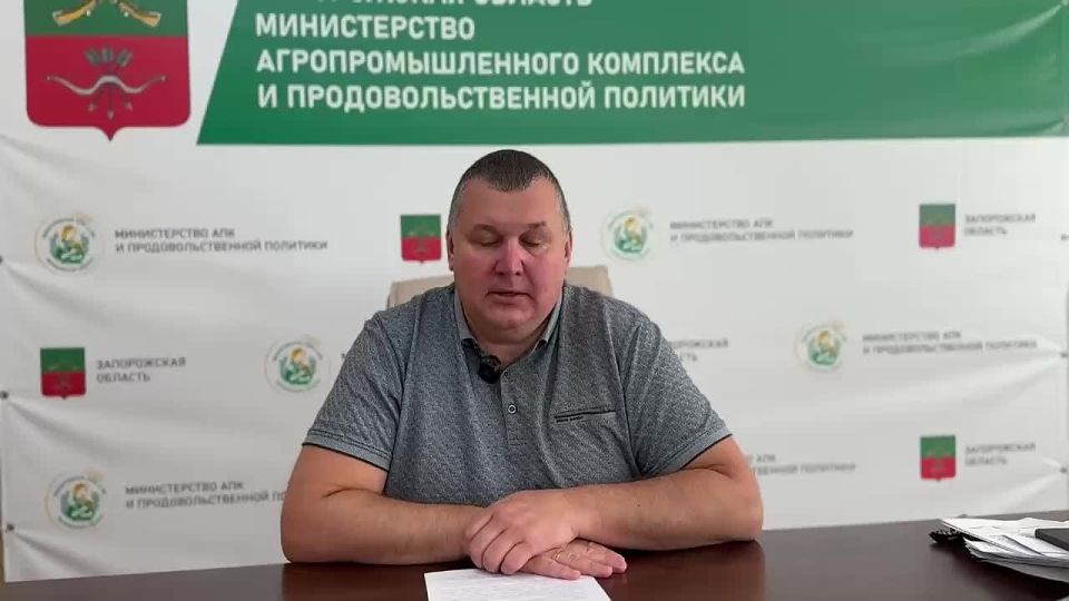 Обращение Министра АПК Запорожской области по вопросу распространения саранчи в регионе