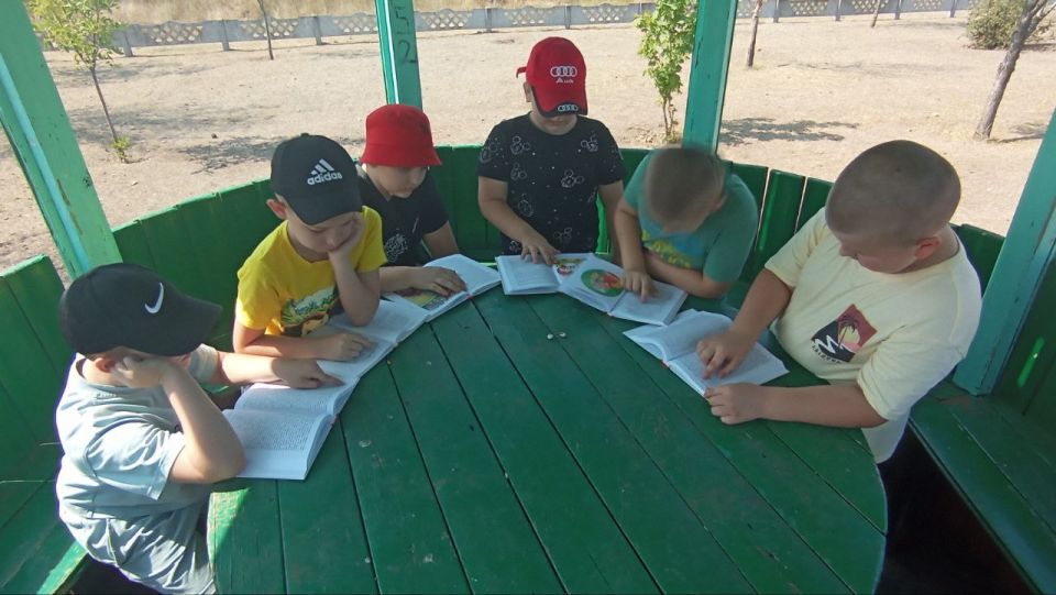 Ботиевская библиотека провела Час громкого чтения «Летняя фишка – читай с друзьями книжку!»