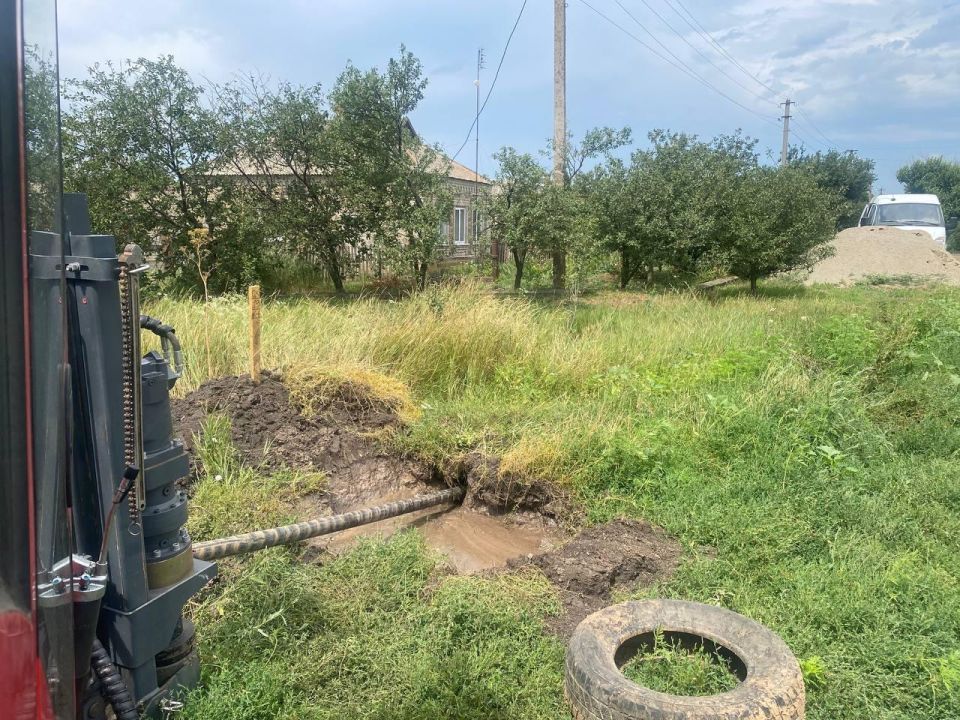 В Новомлиновке проложили 800 метров коммуникаций