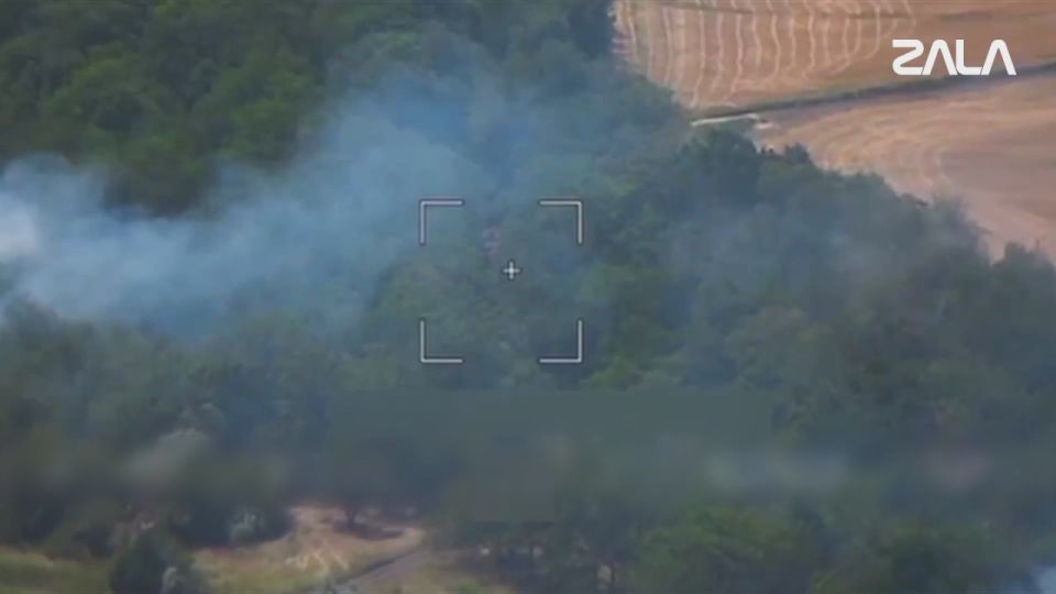 Расчет РУК ZALA «Ланцет» уничтожил чешскую гаубицу САУ «Дана» в Запорожской области