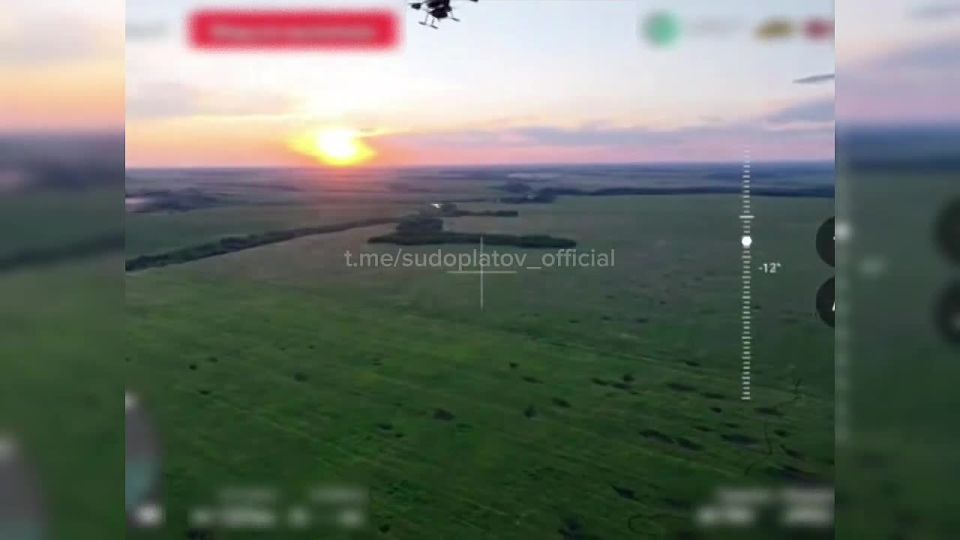 Мгновенная карма вражеского БПЛА, который пытался сбить тараном наш мавик