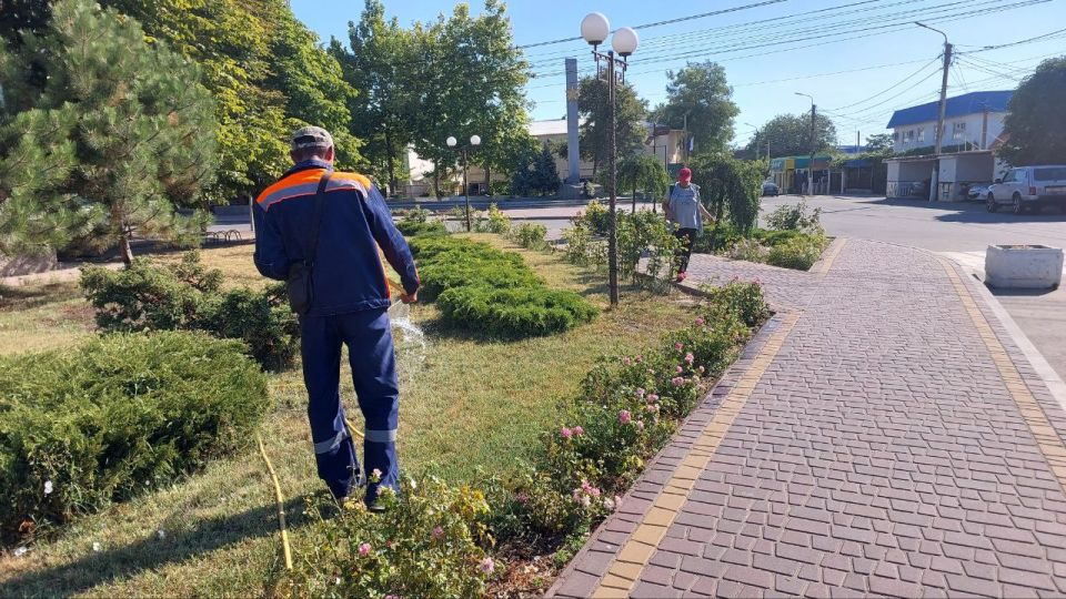 Проведены работы по благоустройству территорий Кирилловки