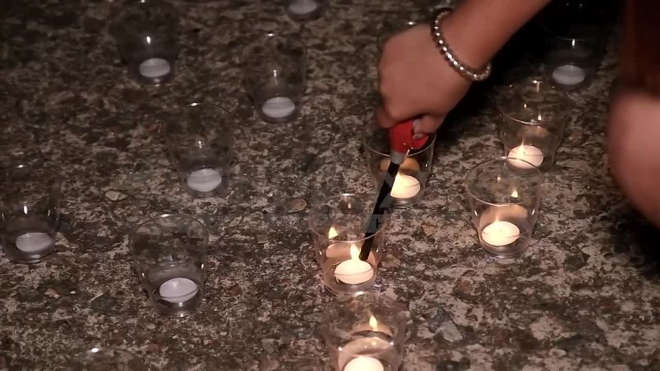 В Бердянске зажгли тысячу свечей в память о детях, погибших в войне на Донбассе