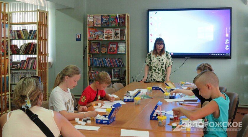 Юные читатели Энергодара нарисовали любимых книжных героев