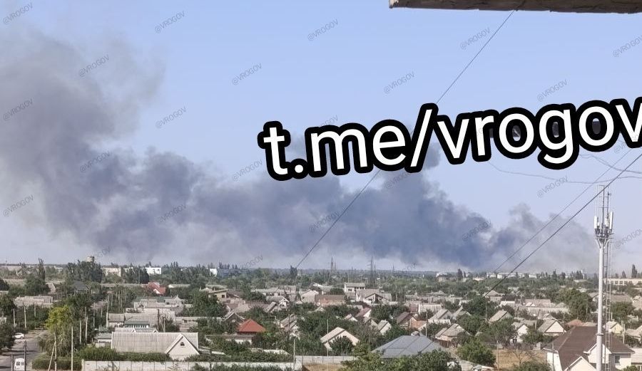 Владимир Рогов: О крупном пожаре в Мелитополе