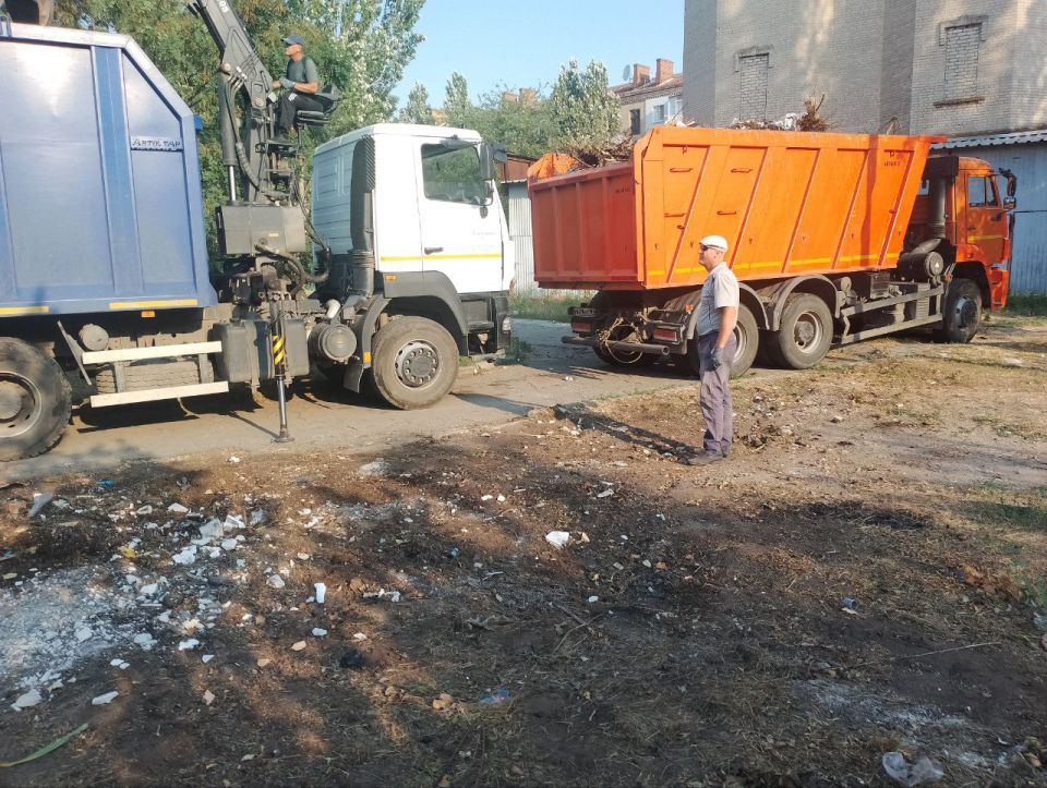Стихийная свалка на Азмоле ликвидирована