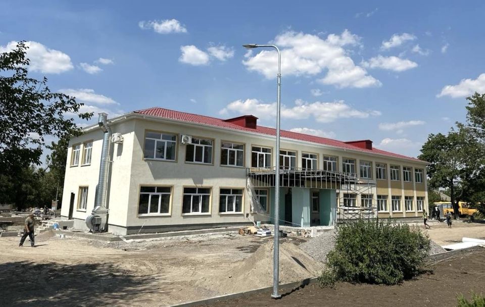 В Запорожской области завершаются работы по капитальному ремонту школы в селе Орлово