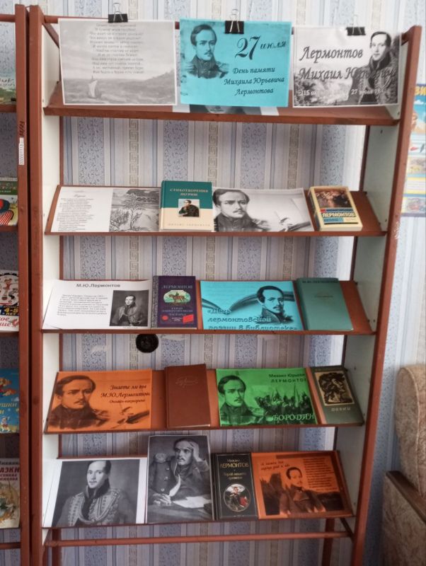 В Николаевской библиотеке прошла встреча посвященная Дню памяти Михаила Юрьевича Лермонтова