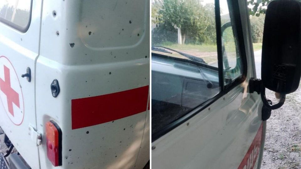 ВСУ снова ударили FPV-дроном по автомобилю Скорой помощи в Харьковской области. Новости к 13.10