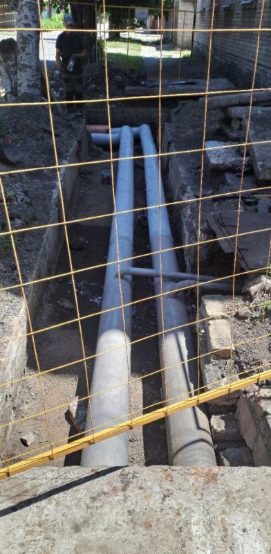 В Бердянске продолжается плановая замена тепловых сетей: обновлены участки на улицах Орджоникидзе и Красной