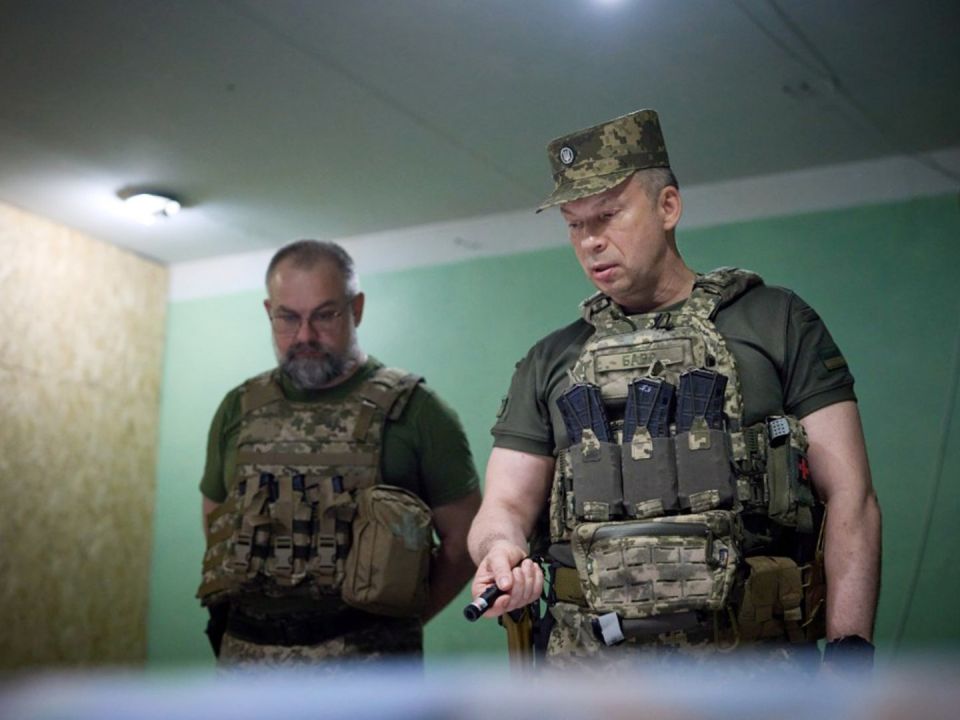 Раскрыта причина срочной поездки главкома ВСУ Сырского в Запорожье