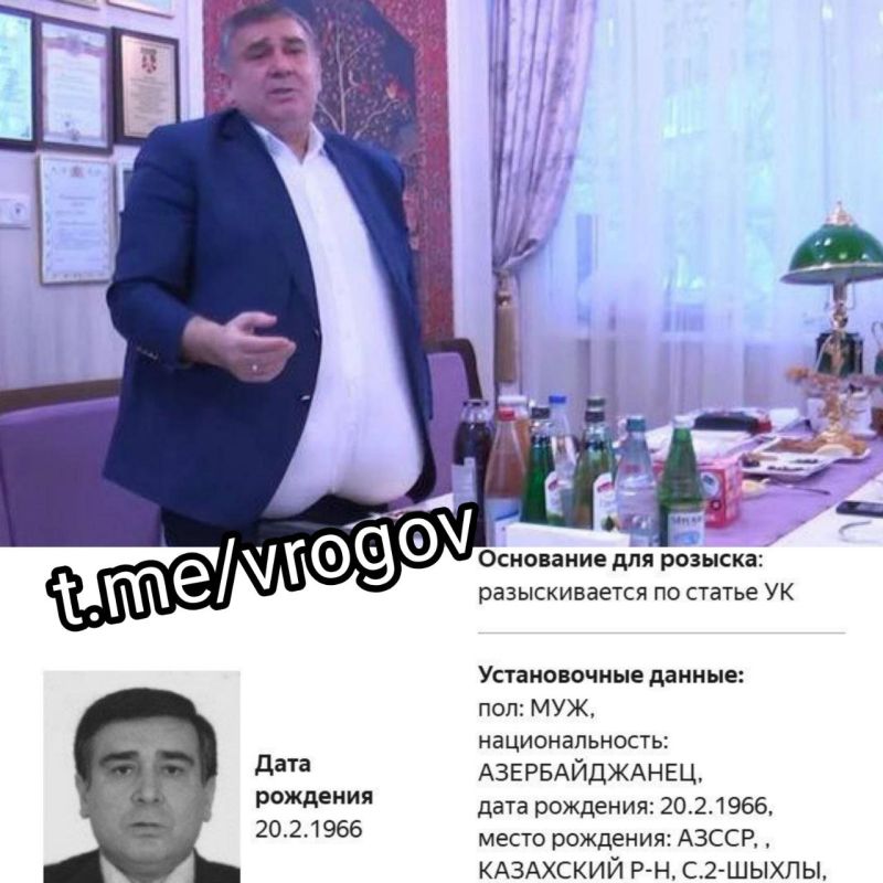 Владимир Рогов: Рафик Шахин не в чём не виноват!