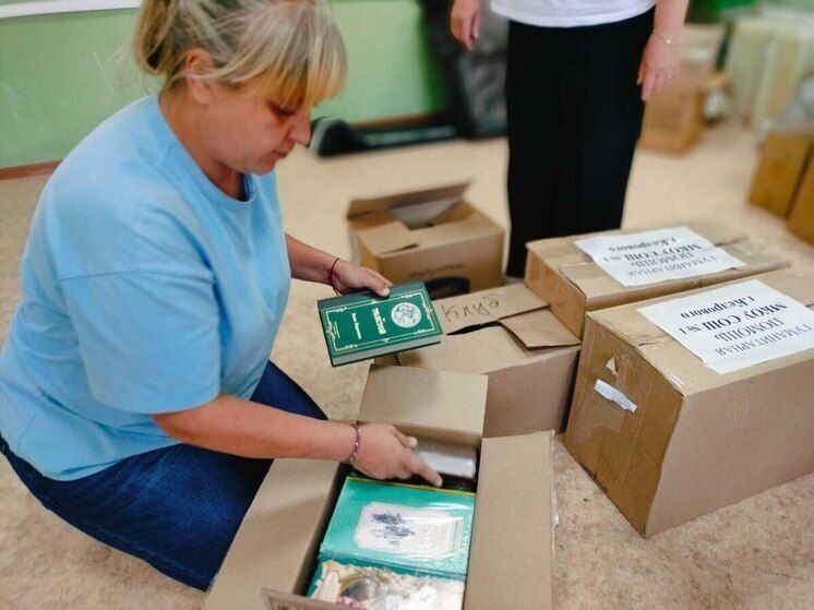 Работники культуры региона-шефа собрали книги для школьников Запорожской области