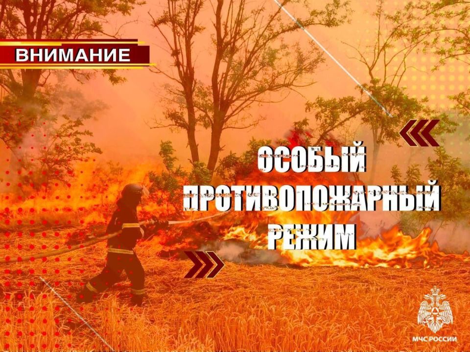 ВНИМАНИЕ! Особый противопожарный режим на территории Запорожской области!