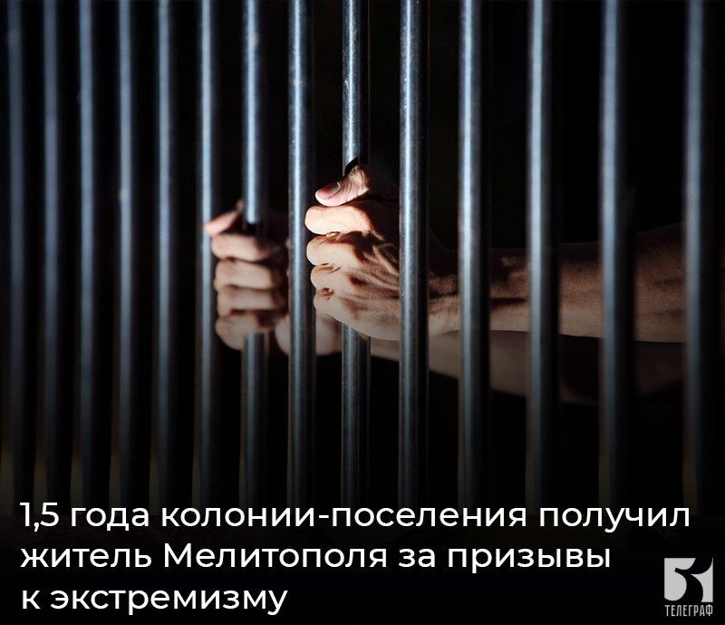 1,5 года колонии-поселения получил житель Мелитополя за призывы к экстремизму