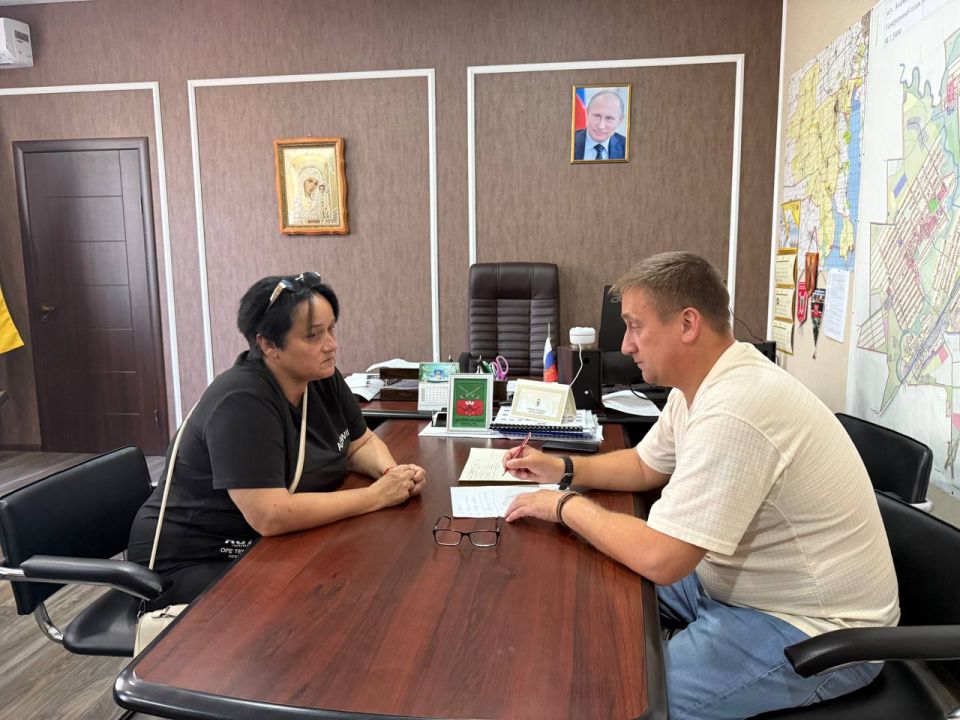 Глава Акимовского муниципального округа Александр Трудоношин провел личный прием граждан