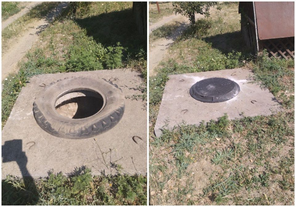 В Бердянском муниципальном округе проходят масштабные работы по установке крышек люков