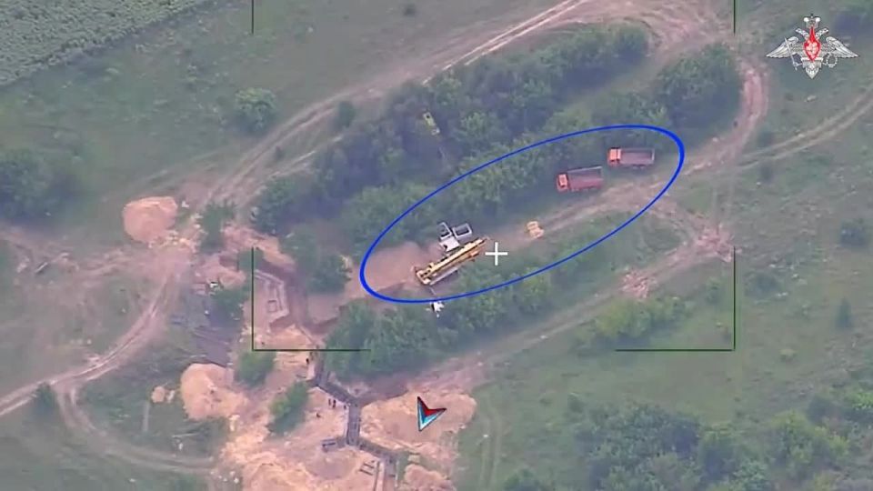 Передовой пункт управления ВСУ уничтожен расчётом БПЛА-камикадзе "Герань-2"