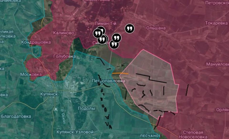 Доблестная первая танковая повторила подвиг тех, кто осуществил прорыв у Белополья и стремительным домкратом ворвалась в Петропавловку освободив просто гигантский кусок территории у Купянска