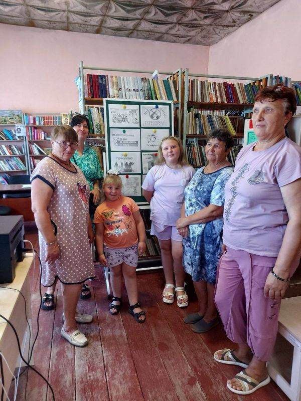 В библиотеке села Берестовое прошел час общения по антитеррору