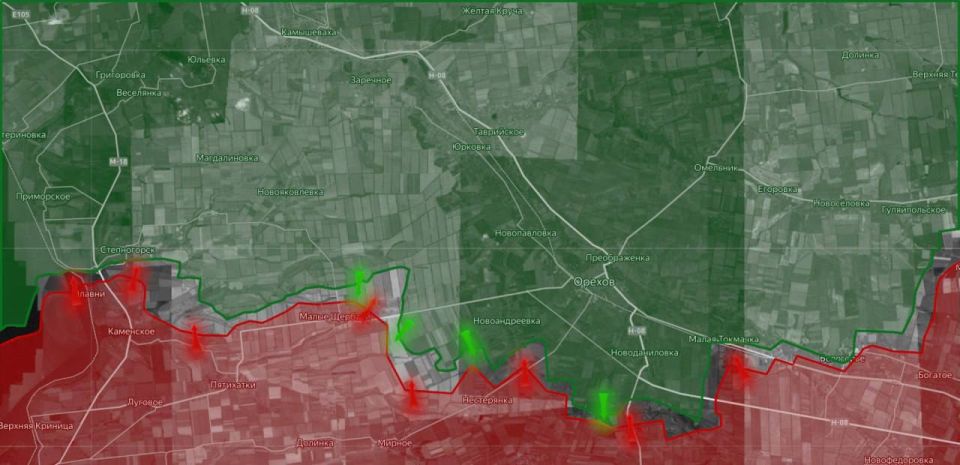«На Запорожском направлении продолжаются позиционные бои в районе Новоданиловки