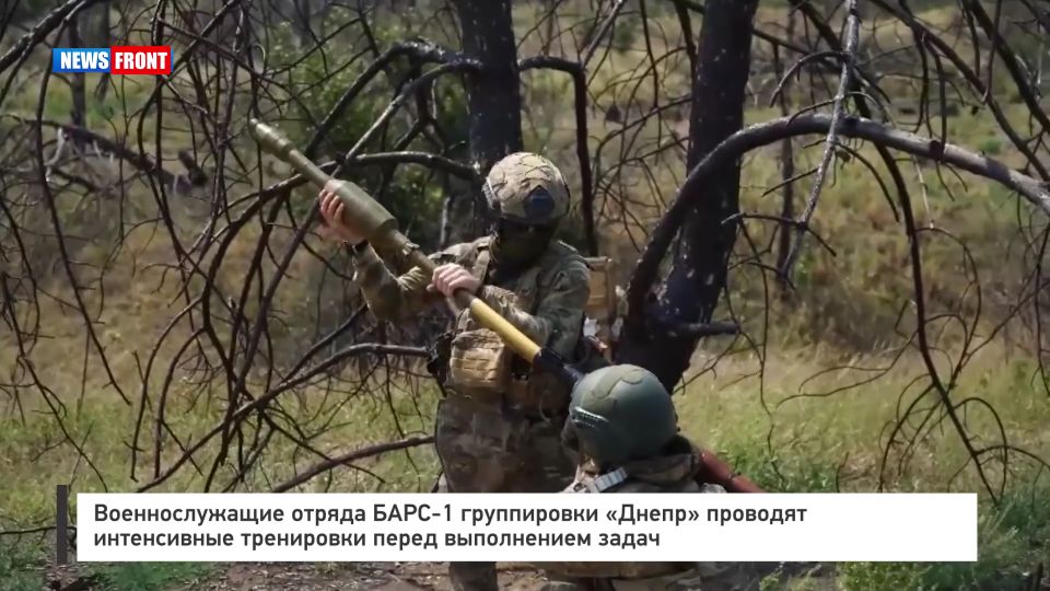 Военнослужащие отряда БАРС-1 группировки «Днепр» проводят интенсивные тренировки перед выполнением задач