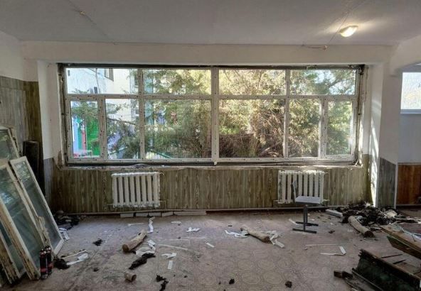 В Мелитополе продолжается капремонт Центра внешкольного образования!