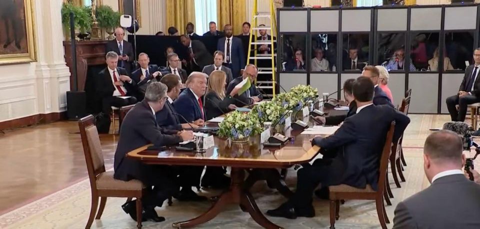 Встреча с европейскими лидерами проходит вот так