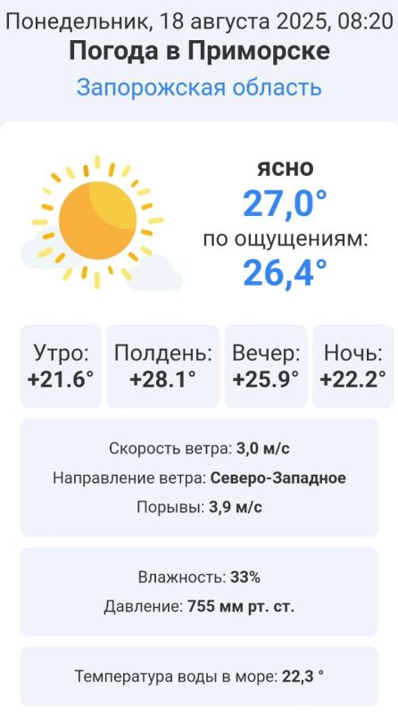 ������ � ������ ��������� (����������� �������) �� 18.08.2025 �