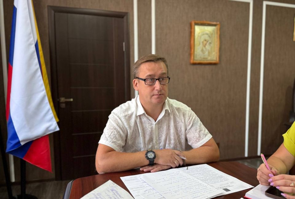 Глава Акимовского муниципального округа Александр Трудоношин провел оперативное совещание с начальниками структурных подразделений администрации, спец.представителем шеф-региона и представителем ГУП ЗО «Вода Запорожья»