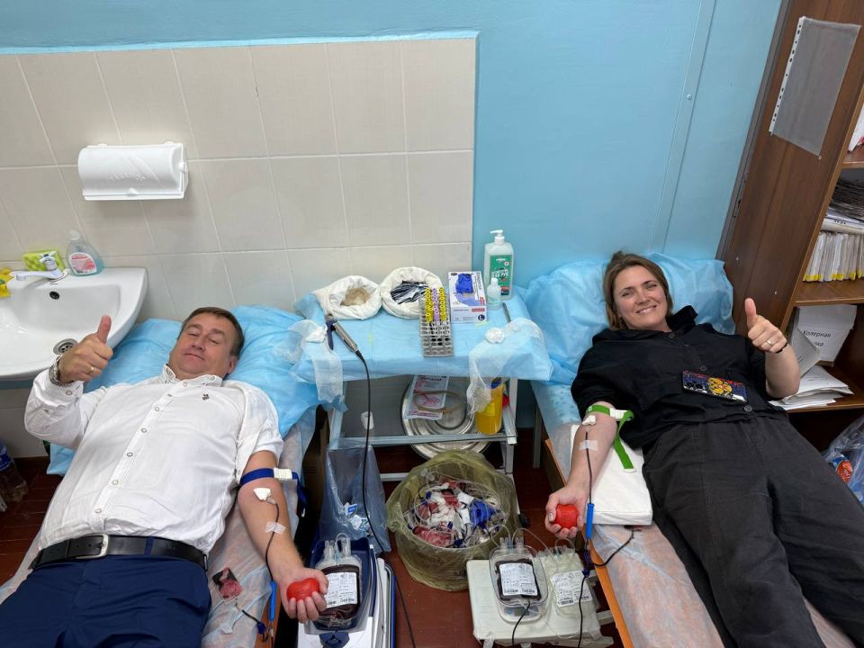 Сегодня в Акимовской центральной больнице прошел «День Донора»