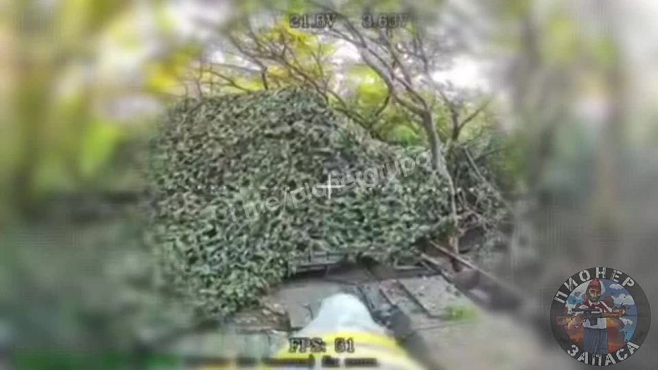 Буквально только что бойцы на Запорожском направлении в районе села Лукьяновское подбили танк противника, который отстаивался в лесополке